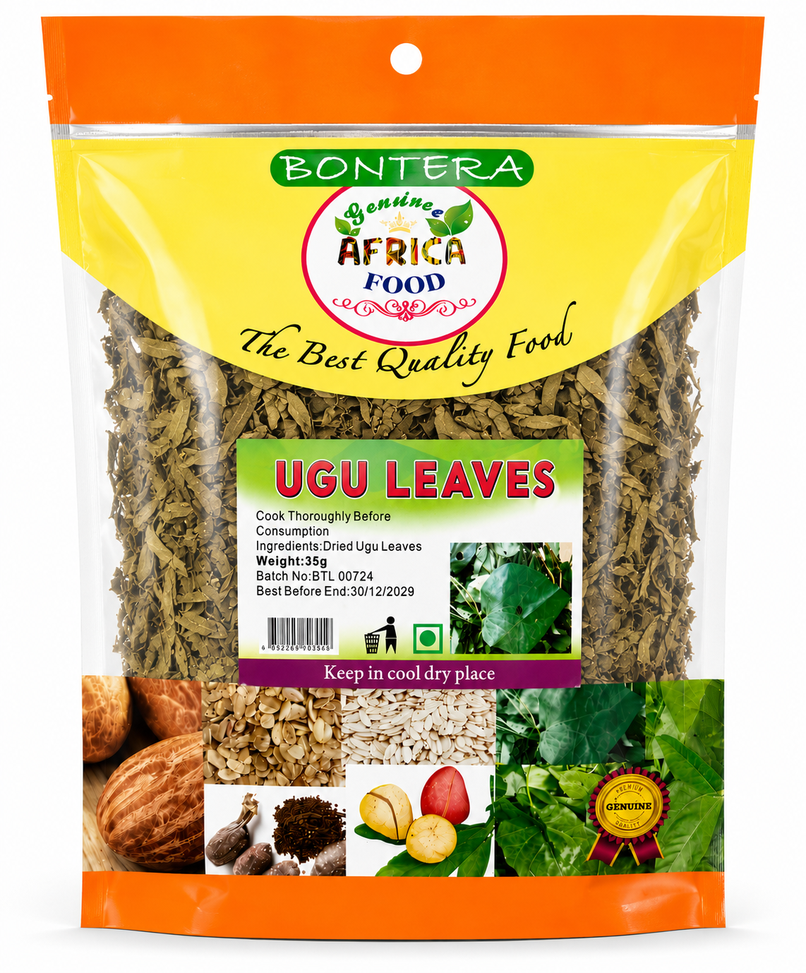 DRY UGU LEAF