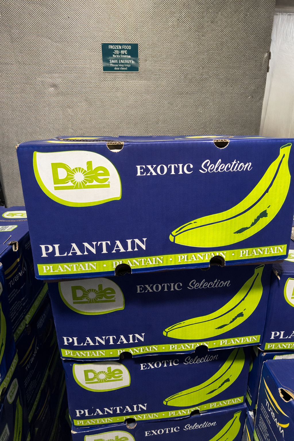 PLANTAINS COLUMBIA MEDIUM RIPE 22.7 kg
