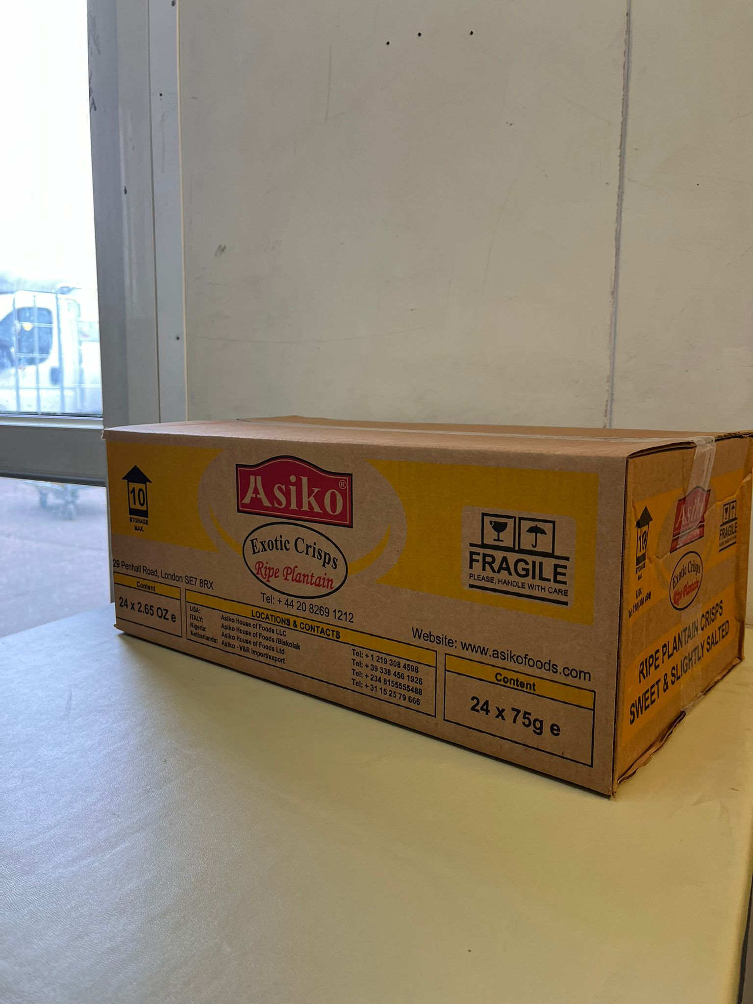 PLATAIN CRISPS- Asiko Yellow