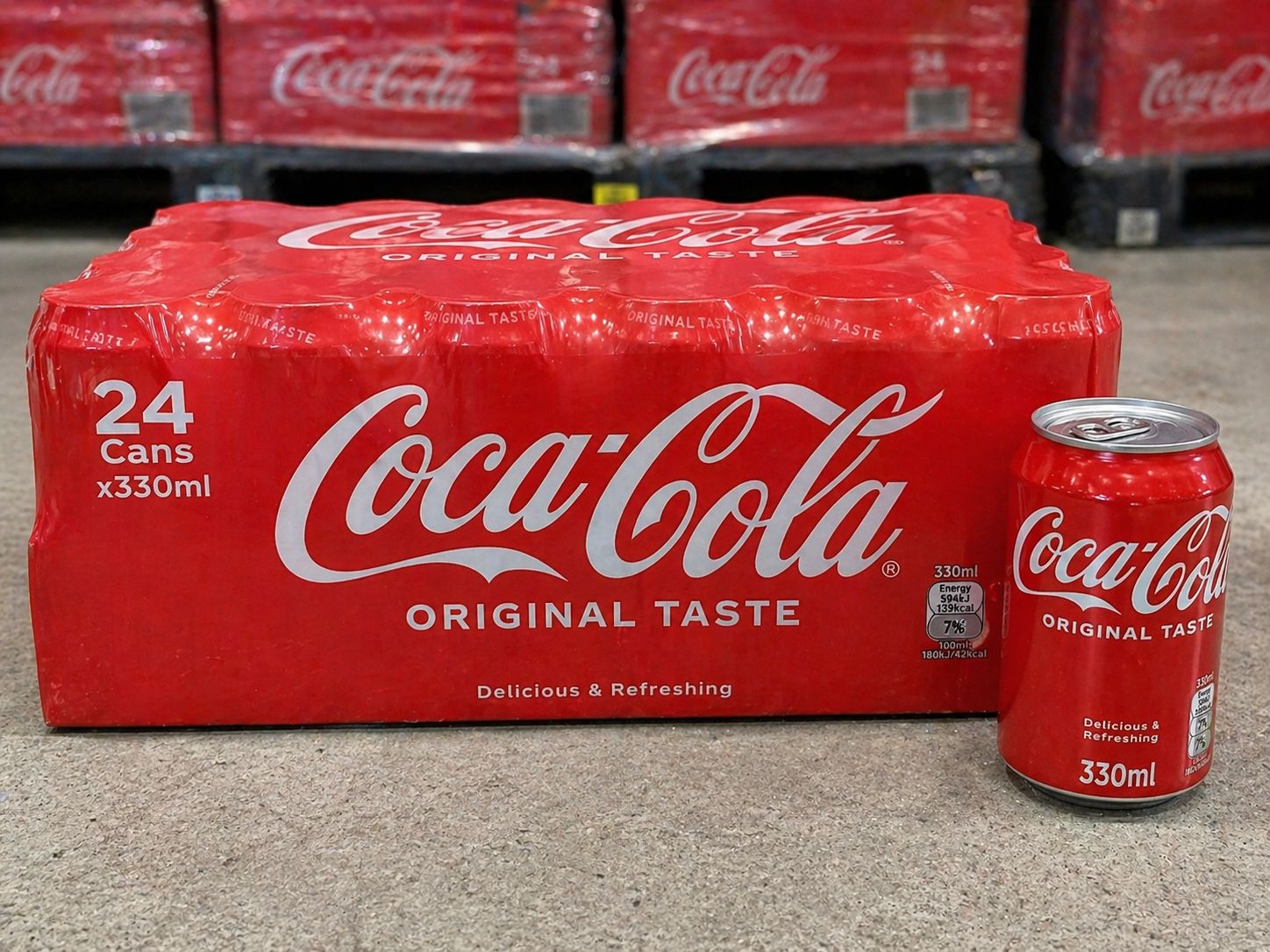 Coca Cola  330ml  24 Can