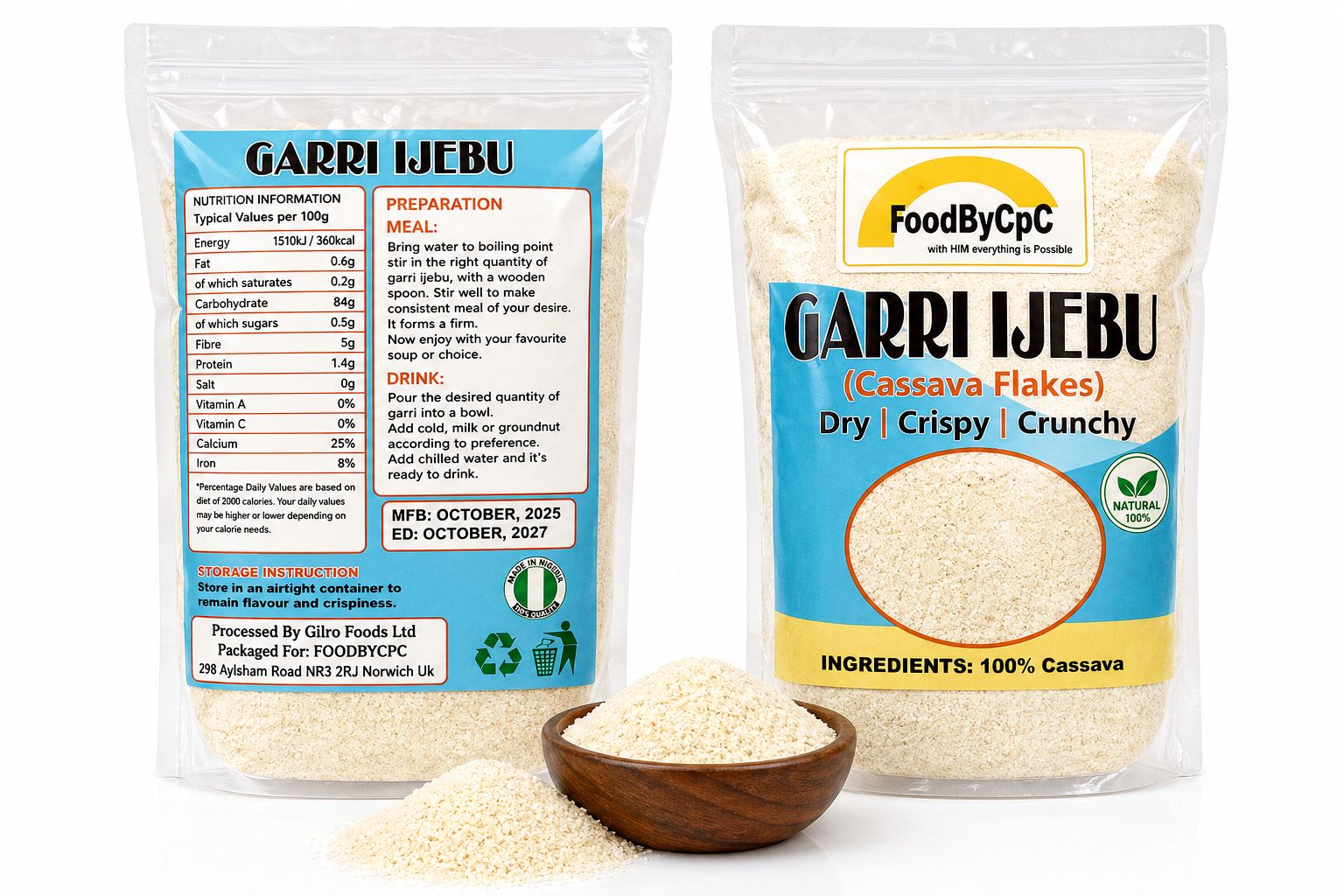 Ijebu gari 1.5kg