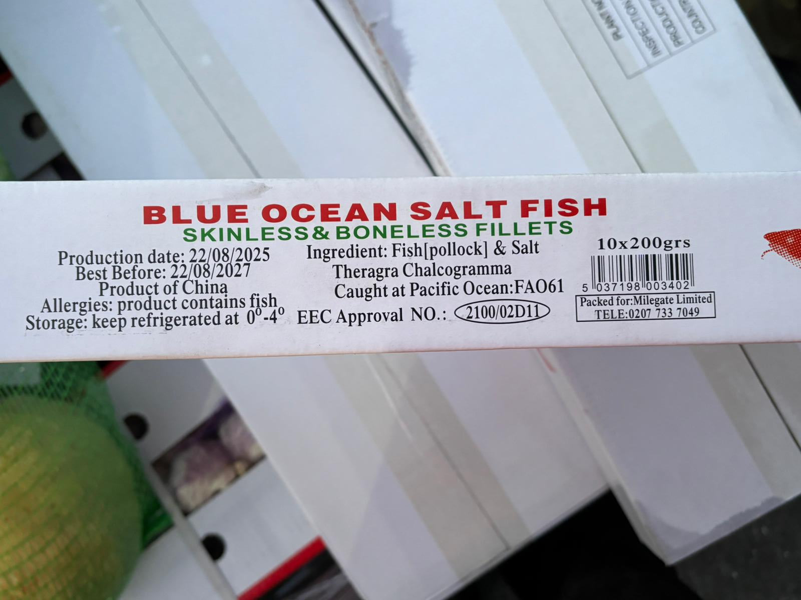 Salted Fish 3kg